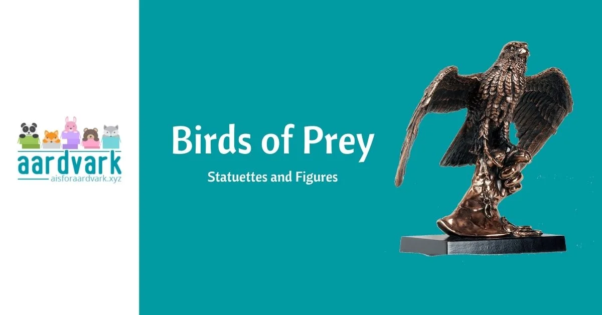 bird of prey statues