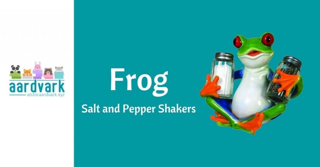 frog salt and pepper shakers