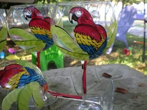 parrot goblets 20 ounces