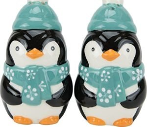 polar penguin salt and pepper shakers