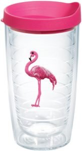 tervis clear flamingo tumbler