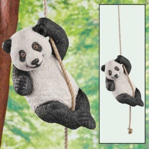 hanging garden panda statue
