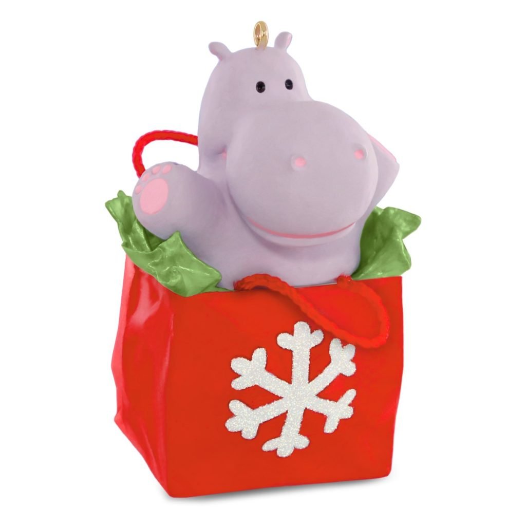 hippo for christmas hallmark ornament 2016