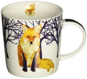 winter solstice fox mug