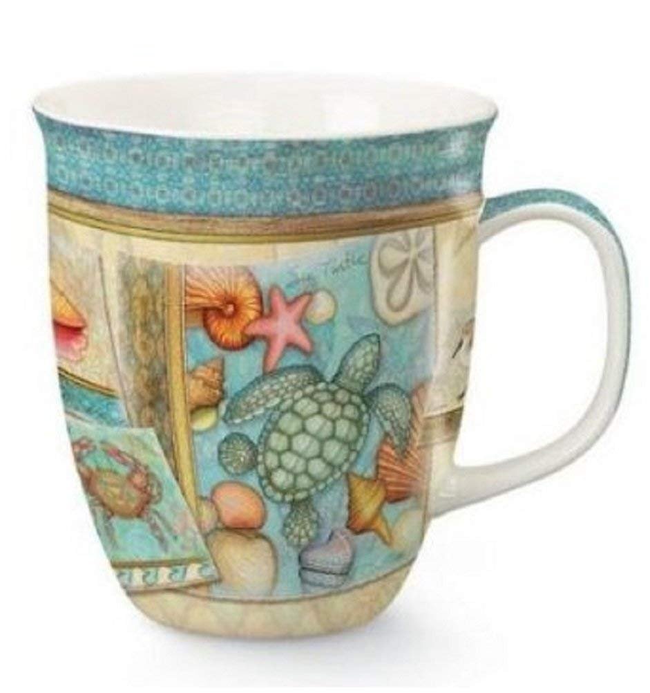 cape shore harbor mug with turtle