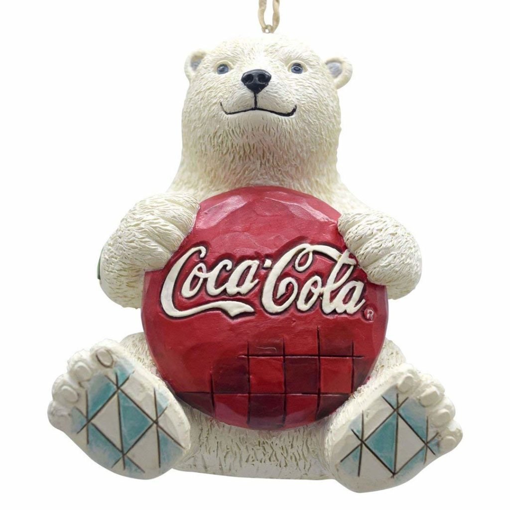 jim shore coca cola polar bear ornament