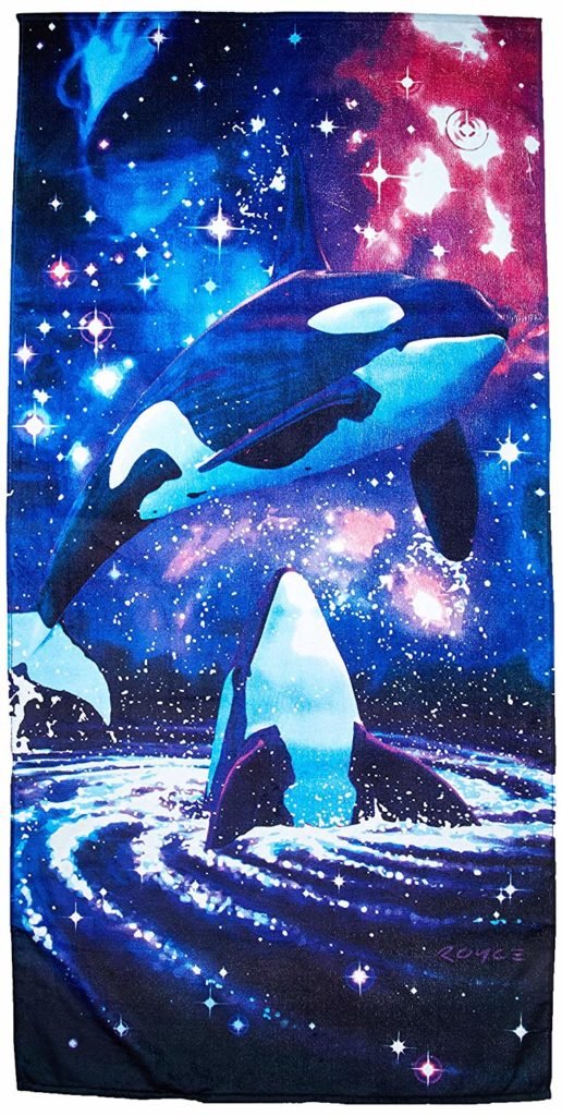 space orcas beach towel