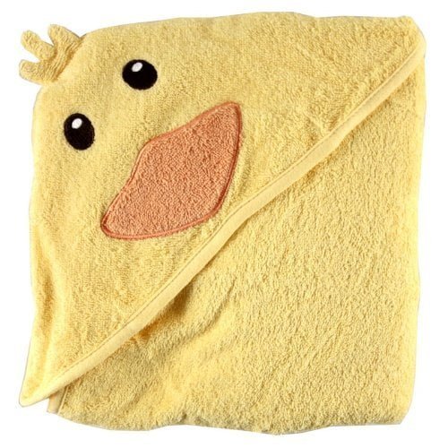 luvable friends duck face hooded towel