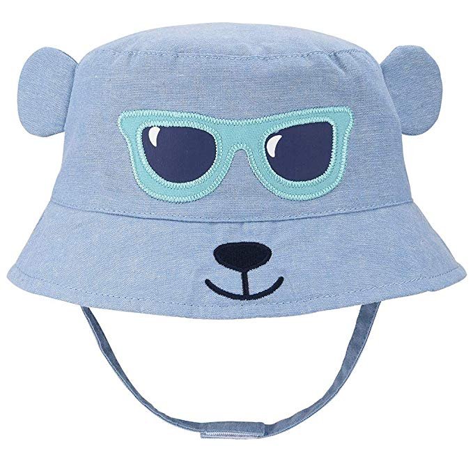 sun hat in monkey style for baby
