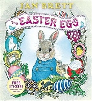 the easter egg book by jan brett