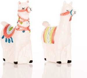 llama love salt and pepper shakers