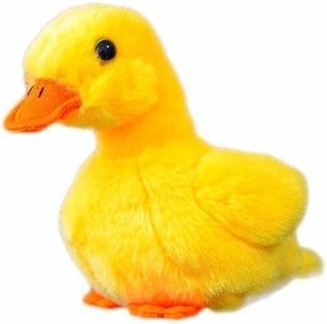 6 inch yellow duck stuffed toy