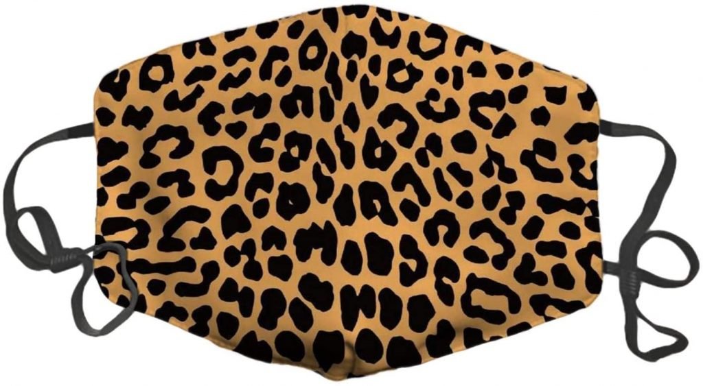 leopard print face mask