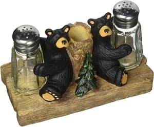 bears holding toothpicks and spices