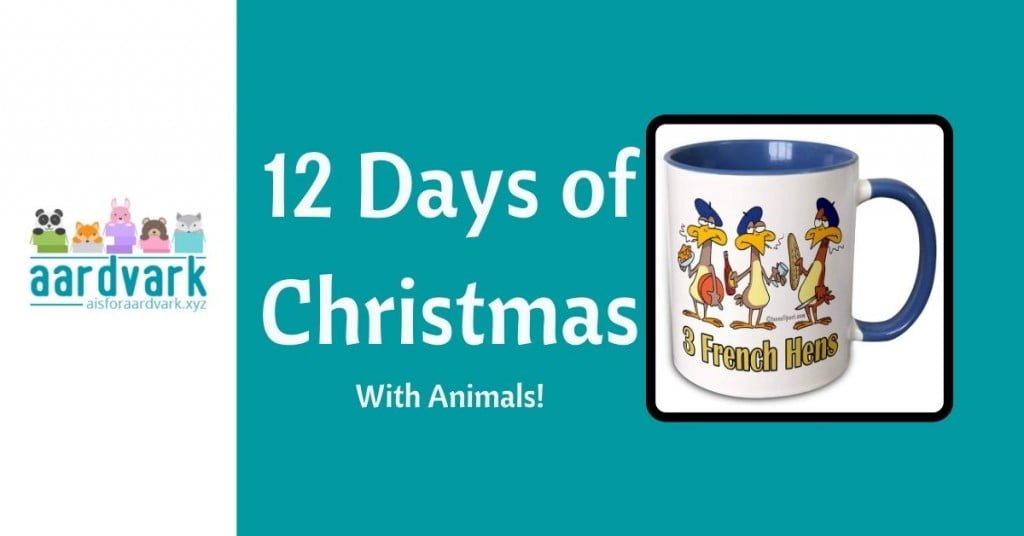 animal knick knacks and decorations related to the 12 days of christmas