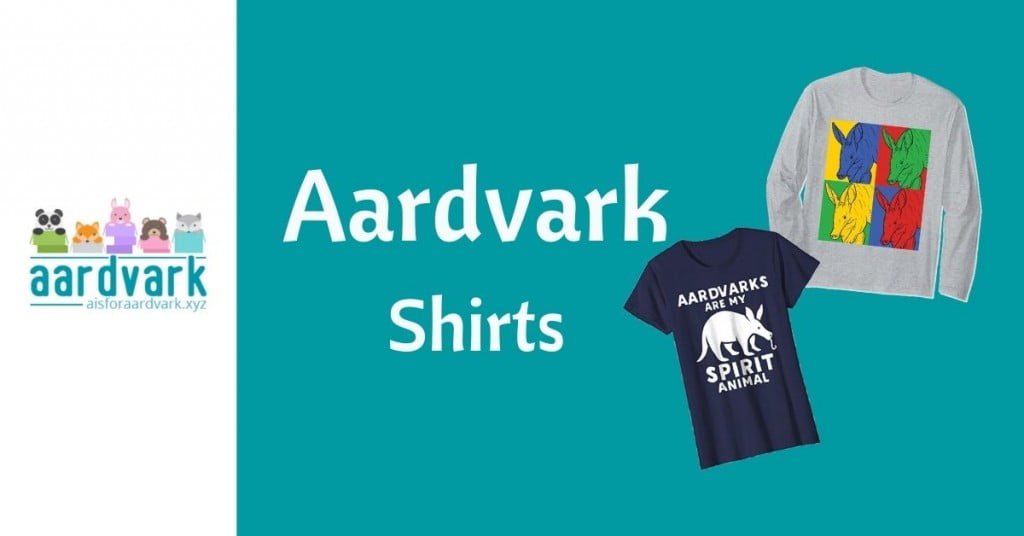 aardvark tshirts and sweatshirts