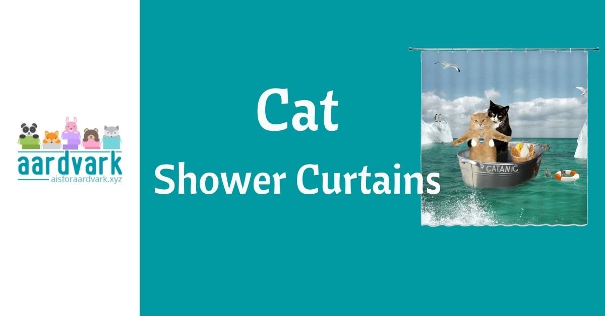 cat shower curtain