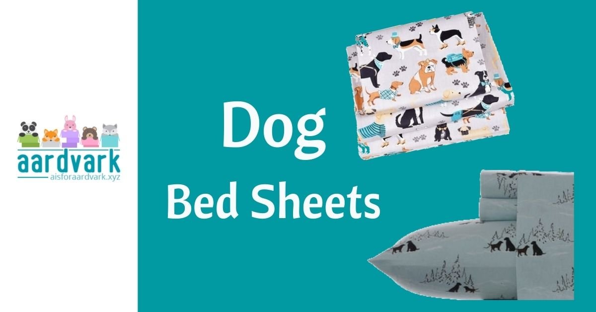 bed sheets with pictures of dogs