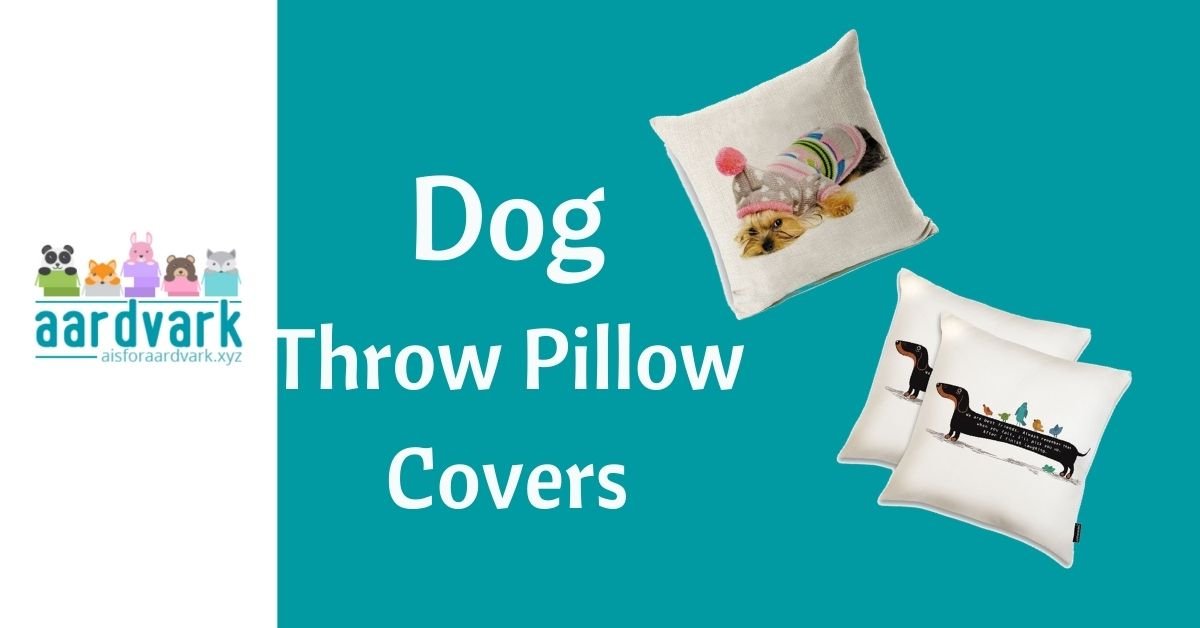 throw pillow covers with dog pictures