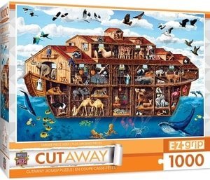 cut away section noah's ark jigsaw puzzle