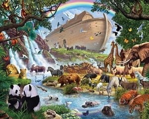 vermont christmas co. noah's ark puzzle