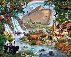 vermont christmas co. noah's ark puzzle