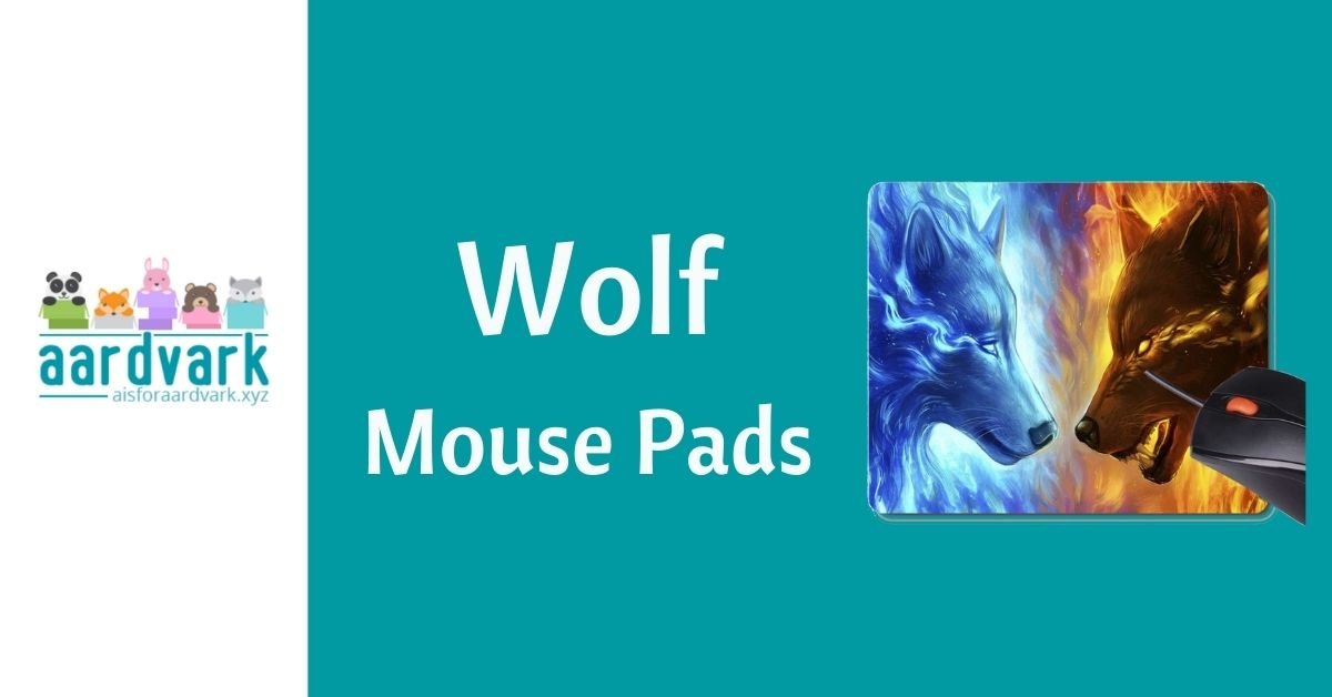 wolf mouse pads