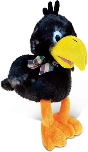 dollibu stuffed crow toy