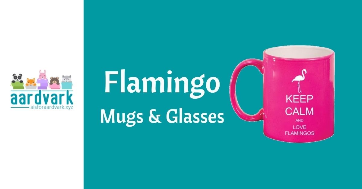 flamingo cups mugs and glasses