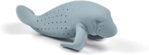 manatee tea infuser - steep tea with this aquatic animal-themed holder