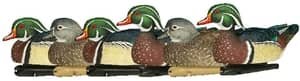 wood duck set of 6 decoys