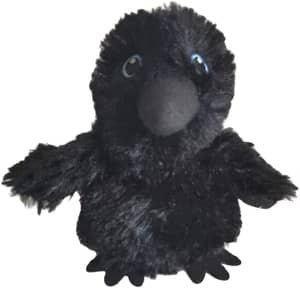 wildlife tree stuffed crow or raven toy